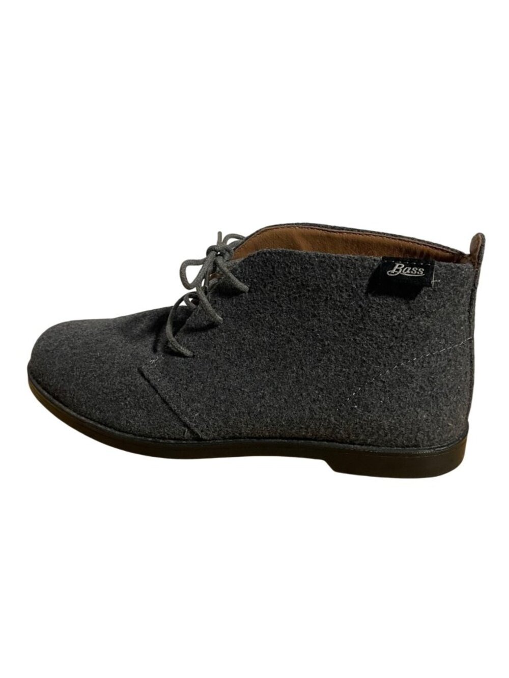 GH Bass Flex Step Elyse Womens Gray Wool Blend Lace-Up Shoes Size 7M Ankle Boots